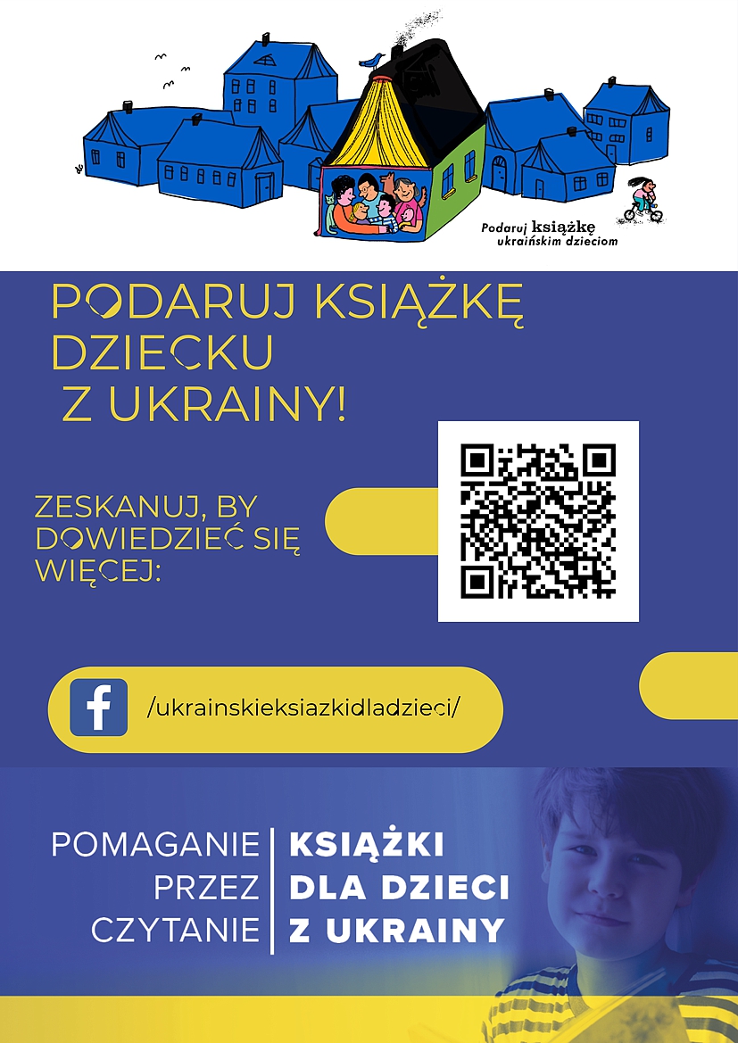 Podaruj książkę dziecku z Ukrainy - materiał promocyjny
