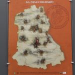 Mapa bitew i potyczek Powstania Styczniowego na Ziemi Chełmskiej