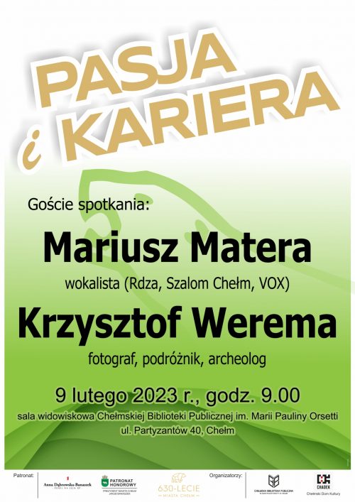 Plakat Pasja i kariera