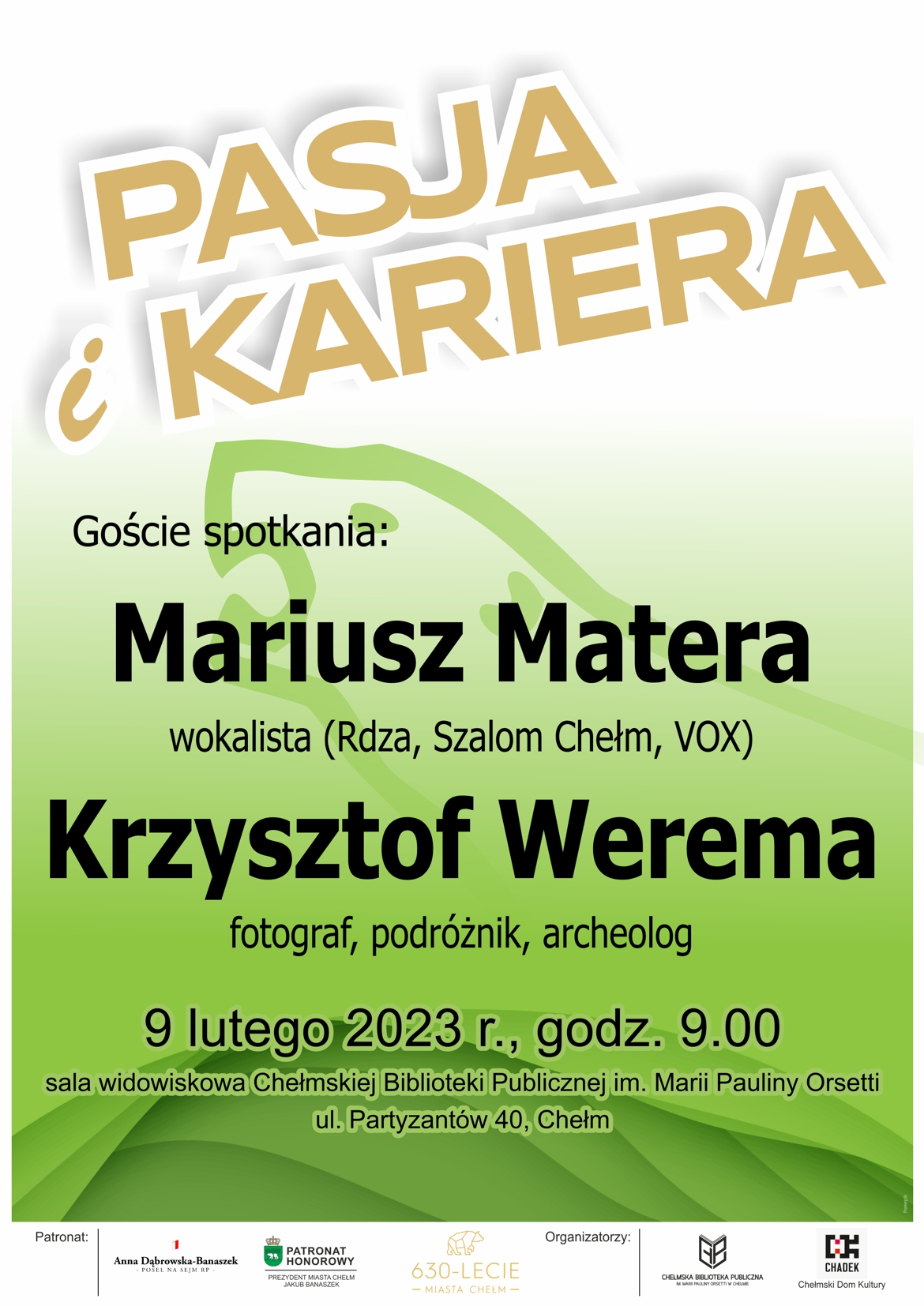 Plakat Pasja i kariera