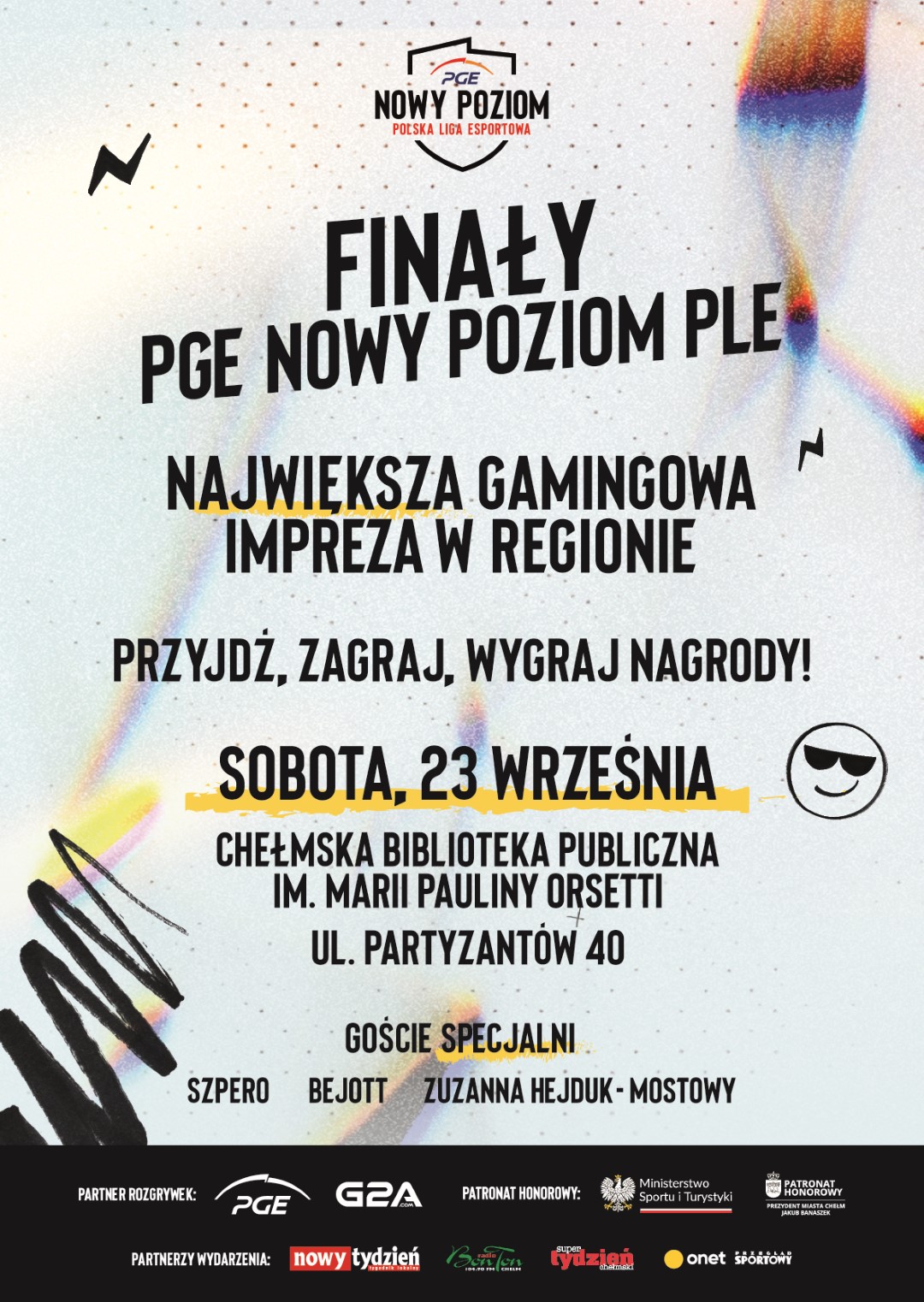 Plakat promujący Finały PGE nowy poziom PLE