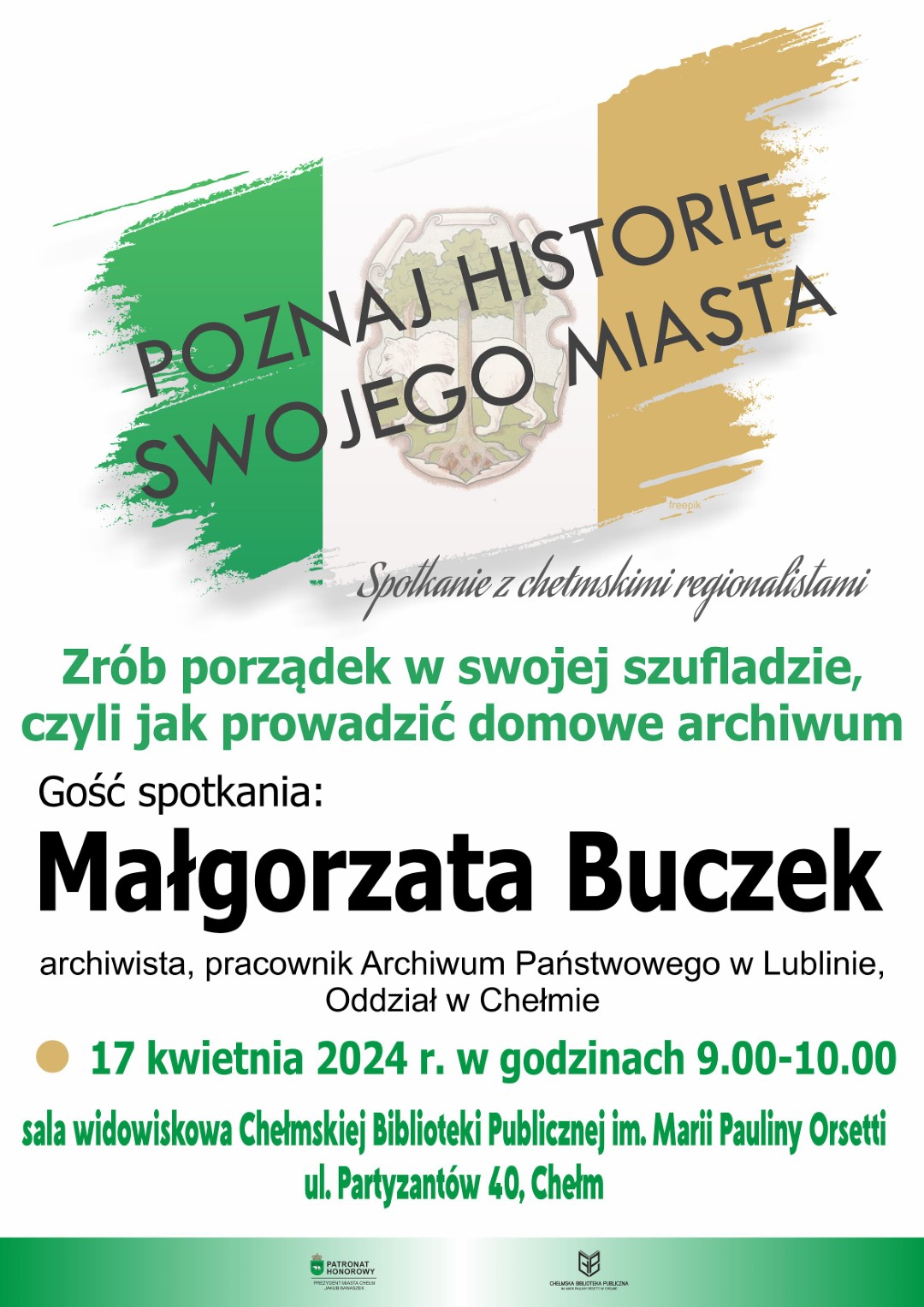 Poznaj historię swojego miasta spotkanie Zrób porządek w swojej szufladzie, czyli jak prowadzić domowe archiwum