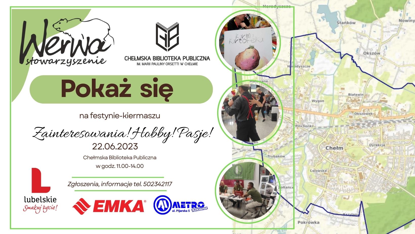 Plakat Pasje Chełmian
