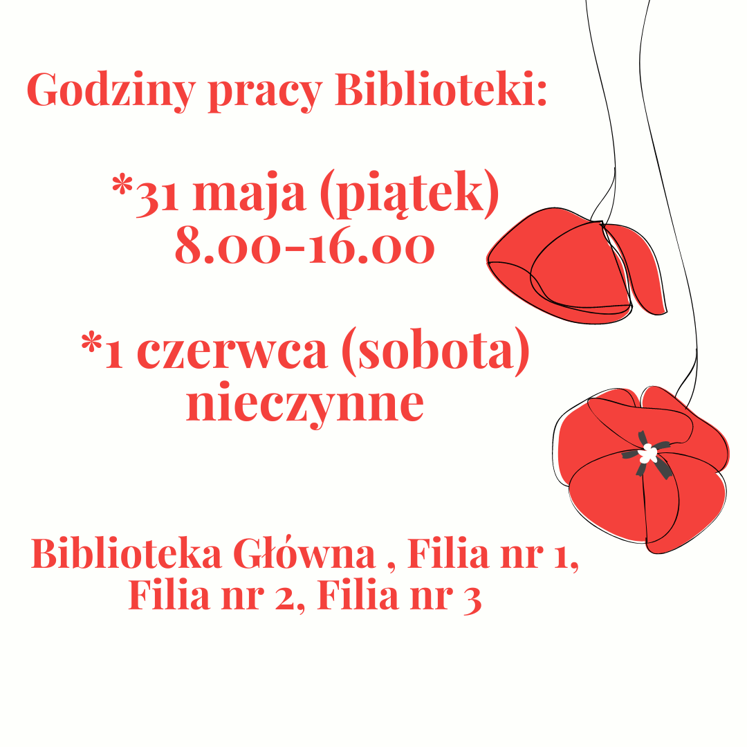 Godziny pracy Biblioteki