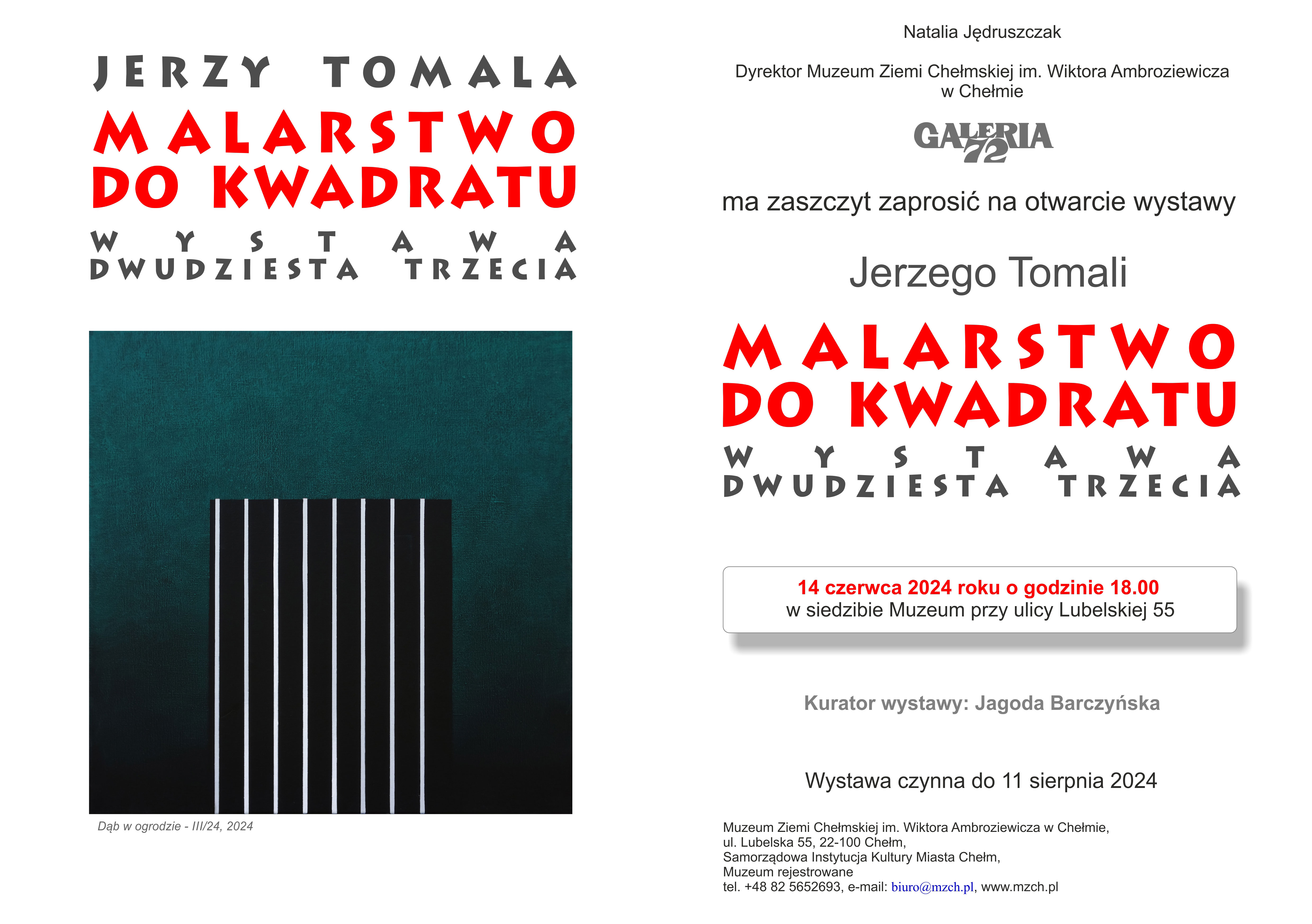Zaproszenie na wystawę