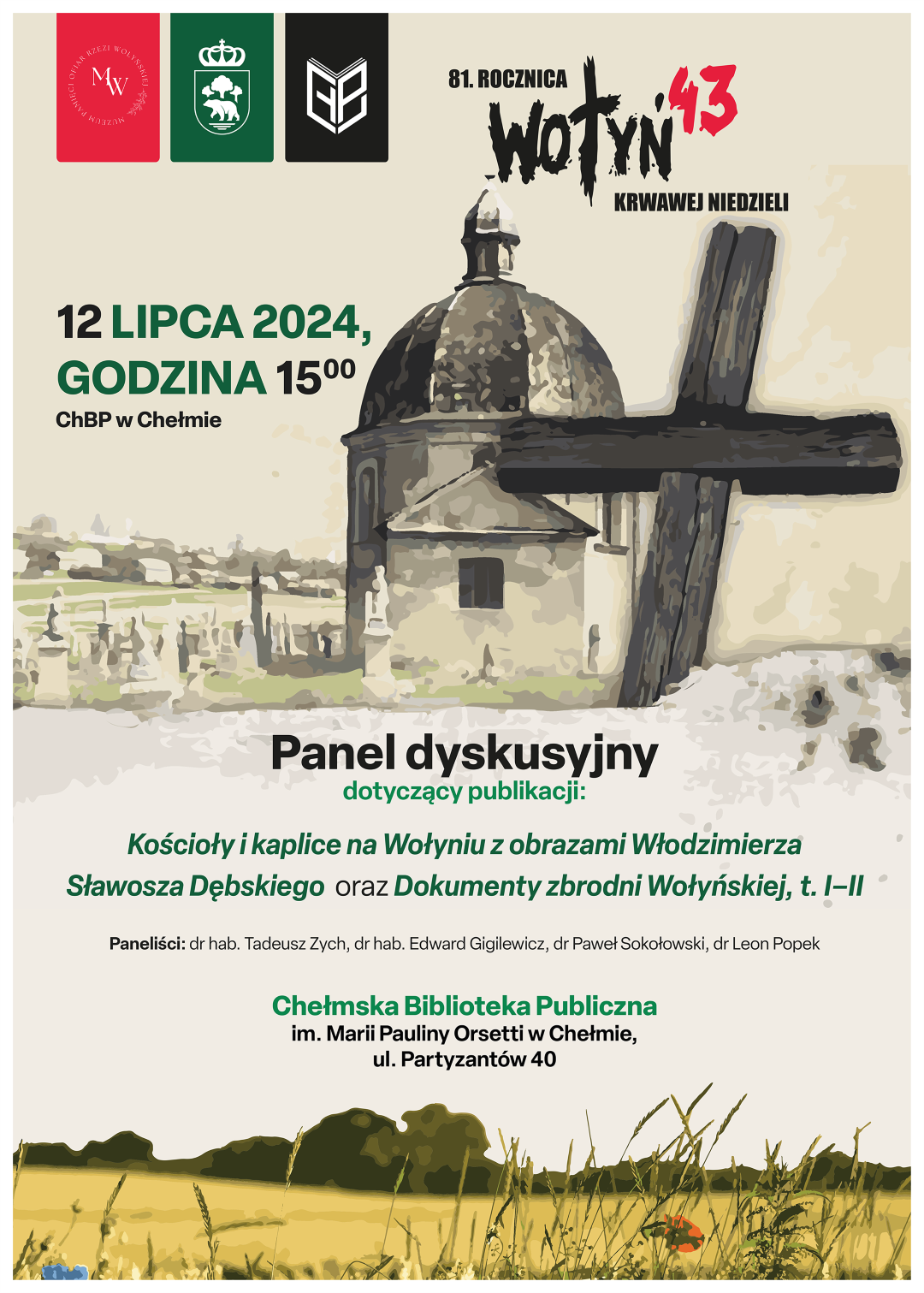 Plakat panel dyskusyjny