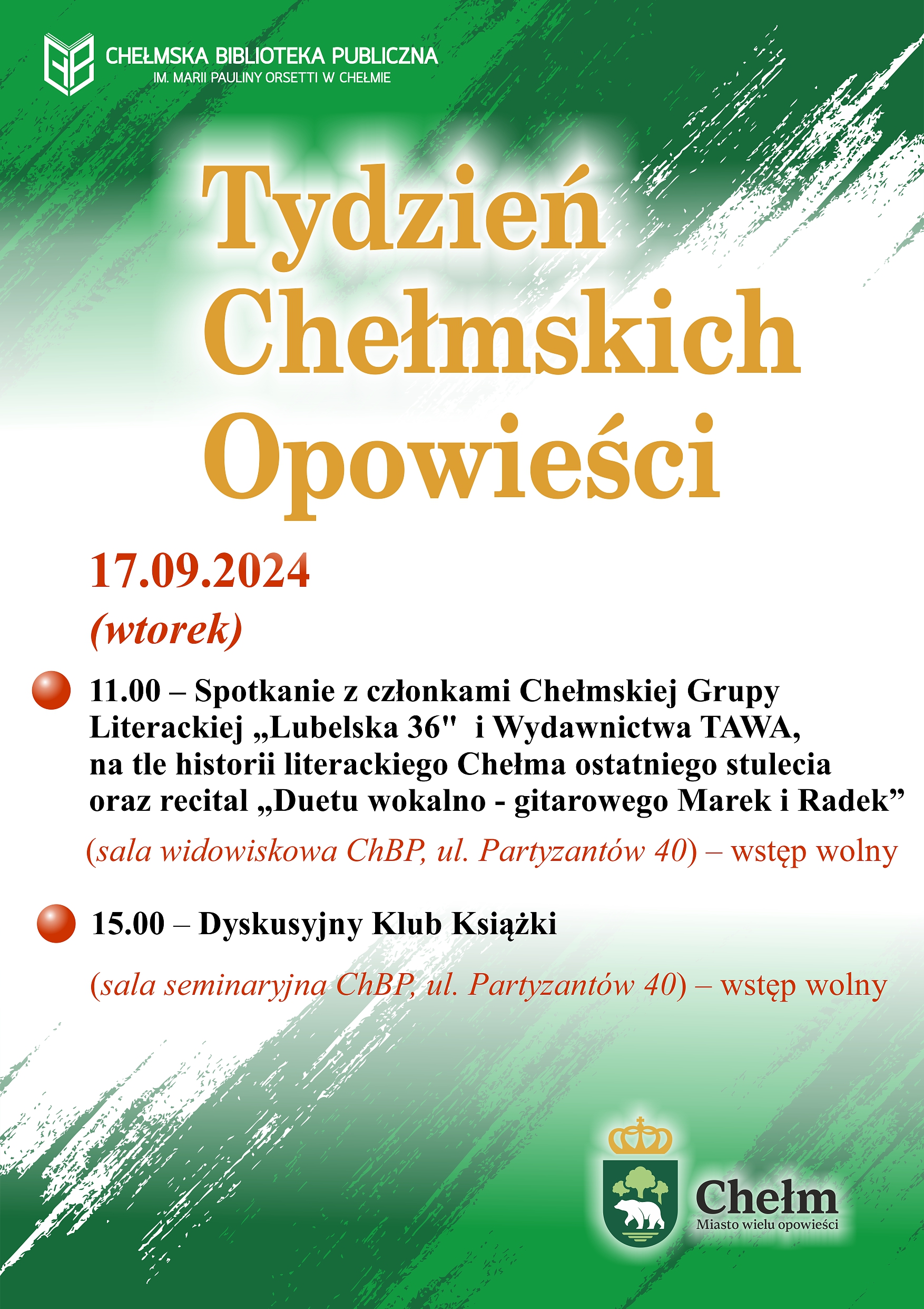 Tydzień Chełmskich Opowieśc