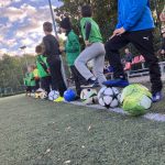 Uczestnicy zadania Książka i sport na boisku szkolnym
