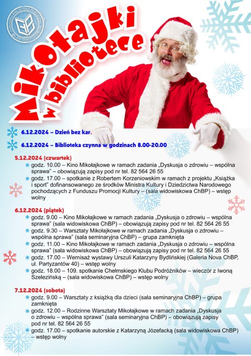 Mikołaj w bibliotece