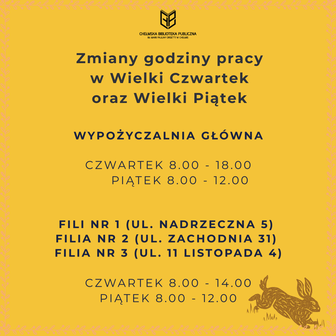 Zmiany godziny pracy