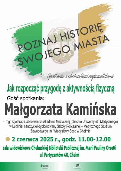 Małgorzata Kamińska w bibliotece 2 czerwca godz. 11.00