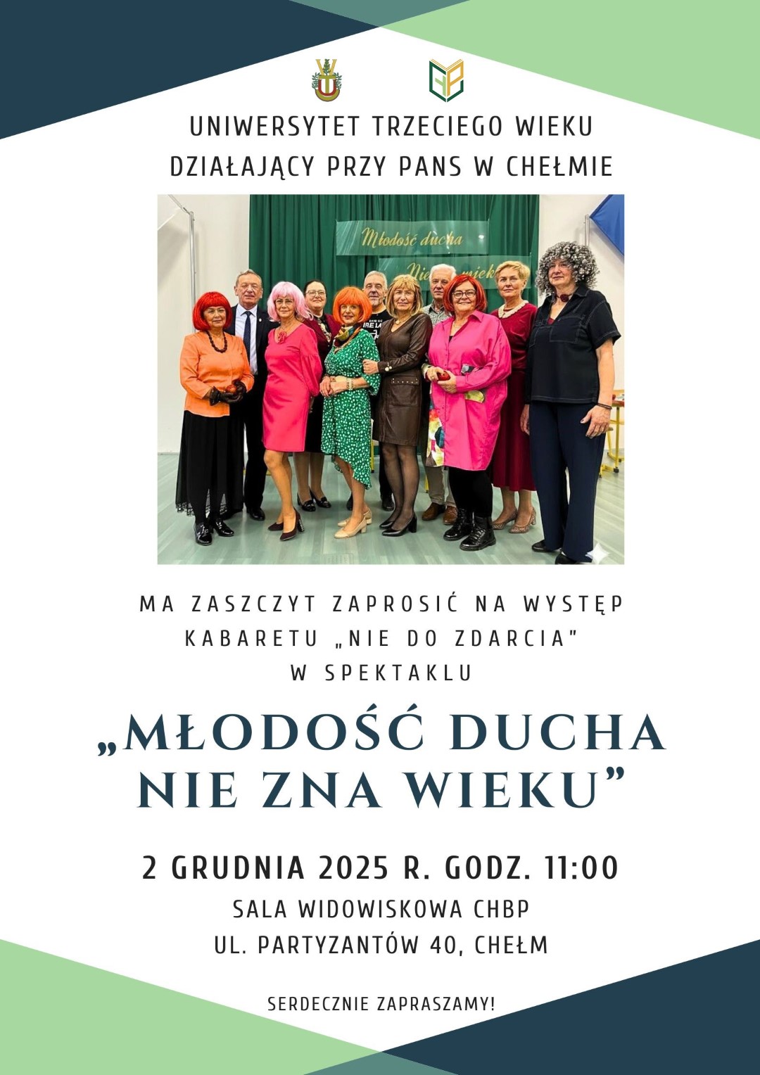 Plakat promujący spektakl