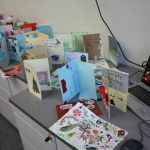 Kartki świąteczne wykonane przez dzieci