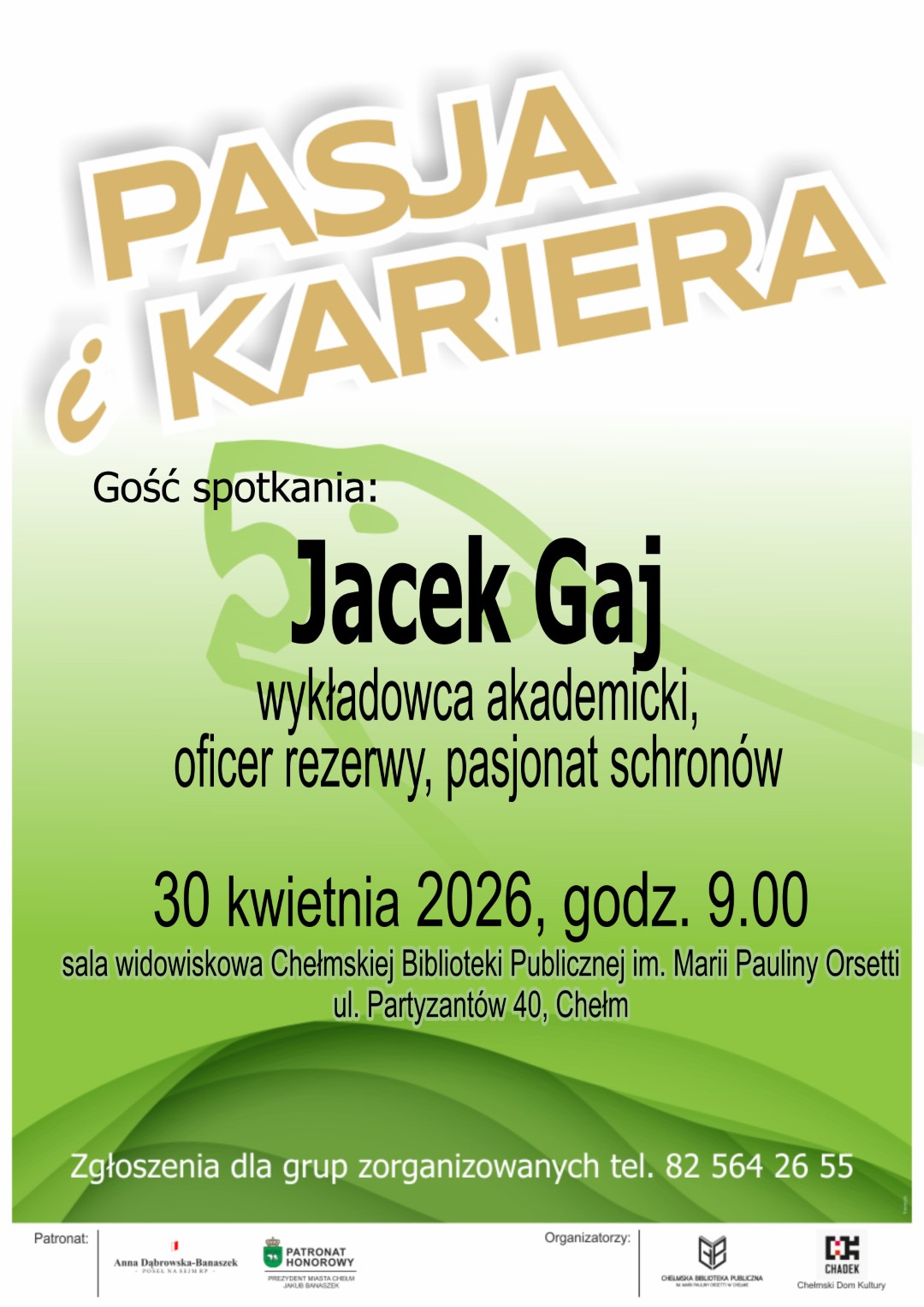 Plakat promujący cykl z Pasja i kariera