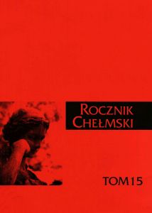 Okładka Rocznik Chełmski tom 15.