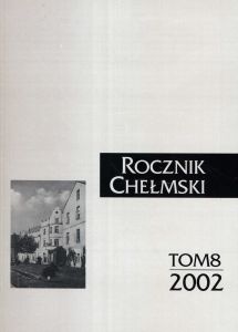 Okładka Rocznik Chełmski tom 8.