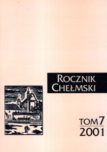 Okładka Rocznik Chełmski tom 7.