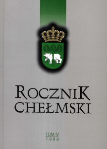 Okładka Rocznik Chełmski tom 4.