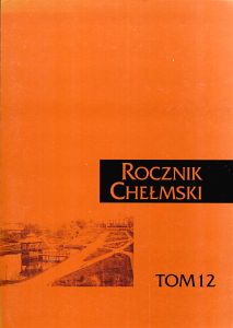 Okładka Rocznik Chełmski tom 12.