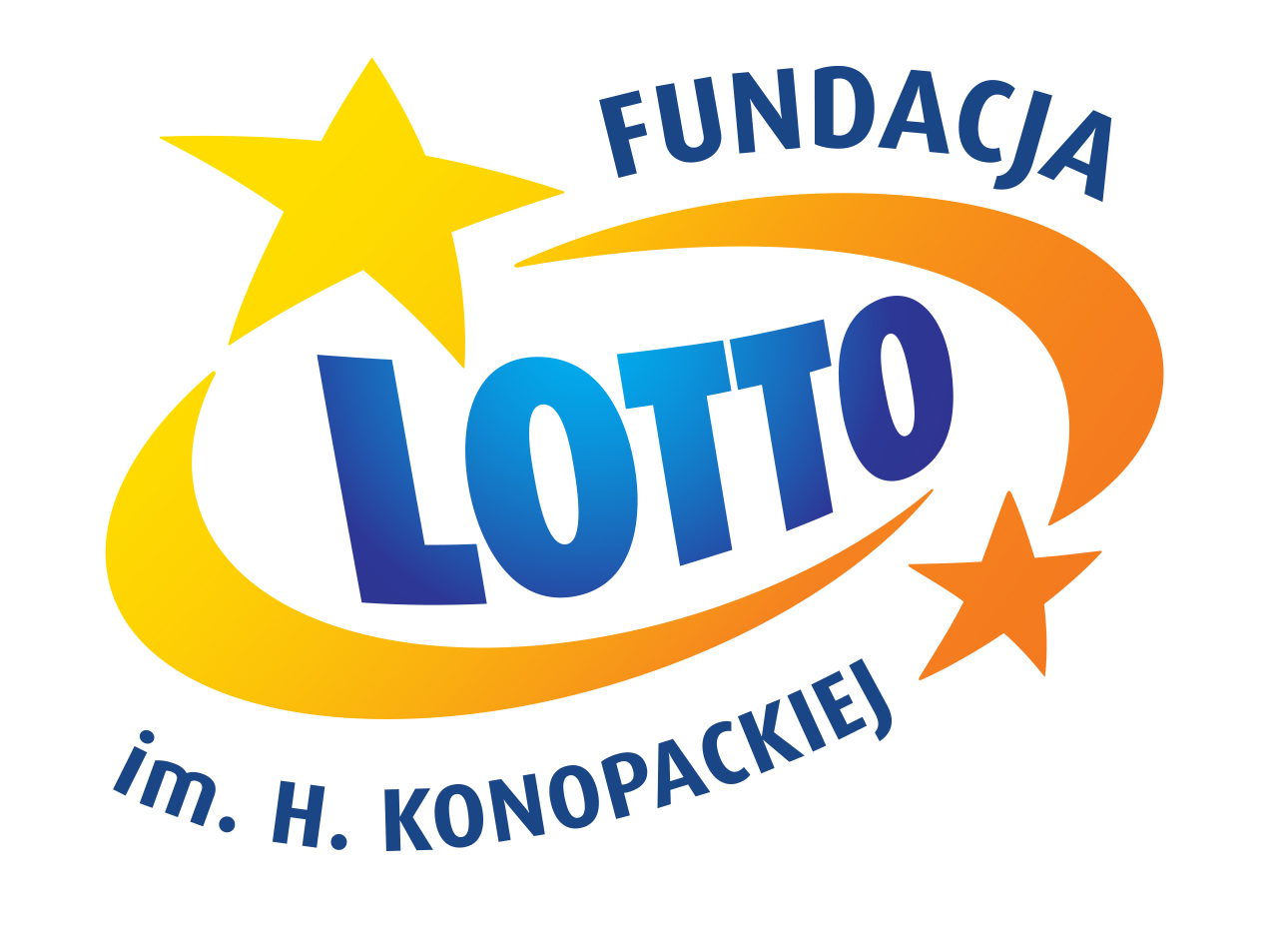 Logotyp Fundacja Lotto im. H. Konopackiej.